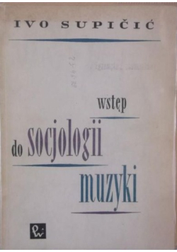 Wstęp do socjologii muzyki
