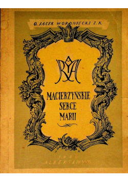 Macierzyńskie serce Marii 1946r.
