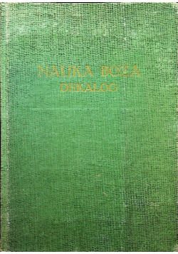 Nauka Boża Dekalog