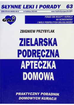 Zielarska Podręczna Apteczka Domowa Tom 63