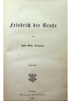 Friedrich der Grose 1881 r.