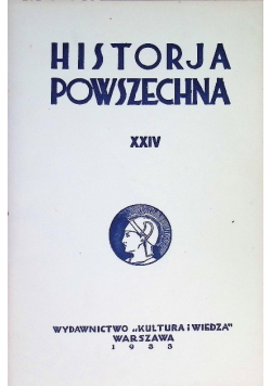 Historja powszechna XXIV 1933 r.
