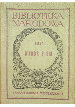 Tacyt Wybór pism