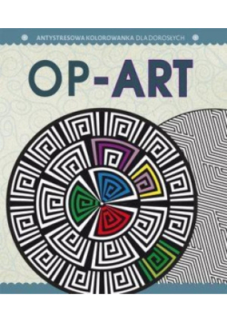 Antystresowa kolorowanka dla dorosłych Op-Art