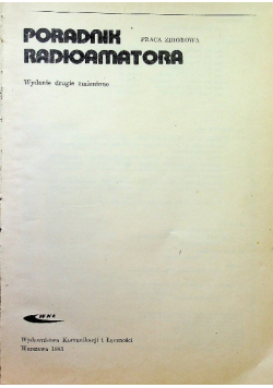 Poradnik Radioamatora