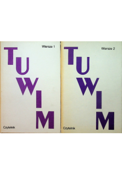 Tuwim Wiersze Tom 1 i 2