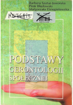 Podstawy gerontologii społecznej