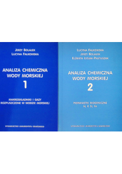 Analiza chemiczna wody morskiej Tom 1 i 2