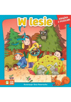 Książka z puzzlami W lesie