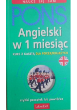 PONS: Angielski w 1 miesiąc