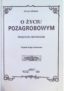 O życiu pozagrobowym