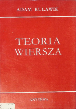 Teoria wiersza