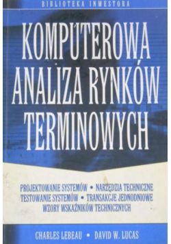 Komputerowa analiza rynków terminowych