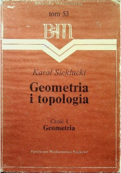 Geometria i Topologia Część I