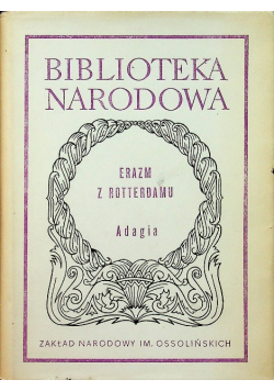 Erazm z Rotterdamu Adagia