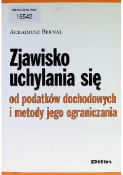 Zjawisko uchylania się od podatków dochodowych i metody jego ograniczania