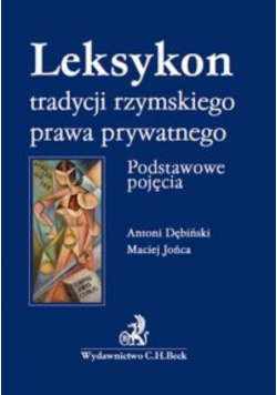 Leksykon tradycji rzymskiego prawa prywatnego