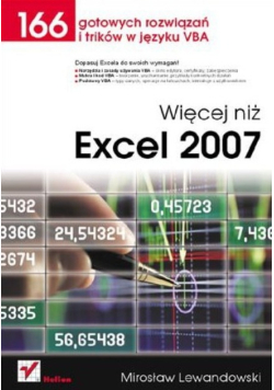 Więcej niż Excel 2007