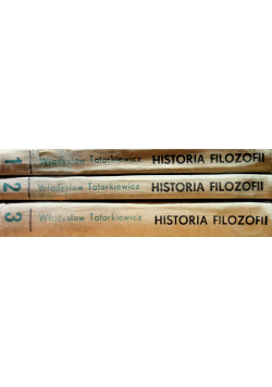 Historia filozofii Tom 1 do 3