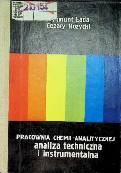 Pracownia chemii analitycznej analiza techniczna i instrumentalna