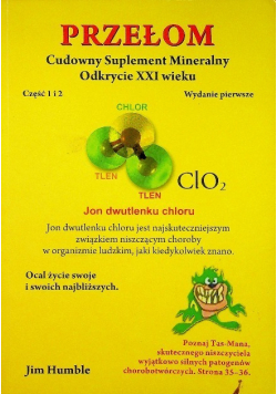 Przełom  Cudowny Suplement Mineralny Odkrycie XXI wieku