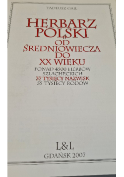 Herbarz polski od średniowiecza do XX wieku