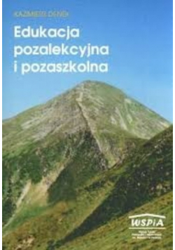 Edukacja pozalekcyjna i pozaszkolna
