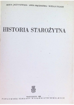 Historia starożytna