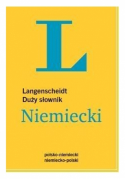 Langenscheidt duży słownik  Niemiecki