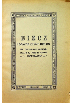 Biecz i dawna ziemia Biecka 1939 r.