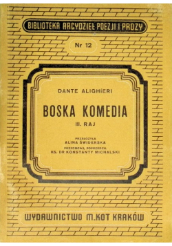 Boska komedia raj Tom 3 1947 r.