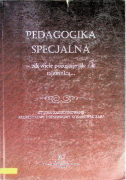 Pedagogika specjalna