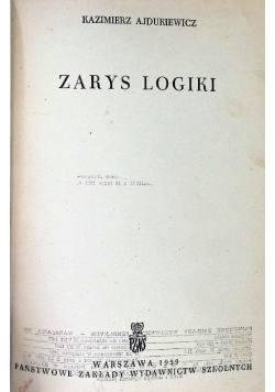 Zarys logiki