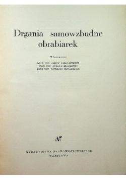 Drgania samowzbudne obrabiarek