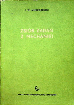 Zbiór zadań z mechaniki