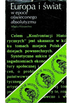 Europa i świat w epoce oświeconego absolutyzmu