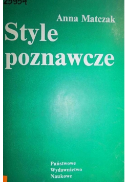 Style poznawcze