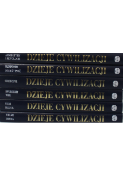 Dzieje Cywilizacji Tom 1 do 6