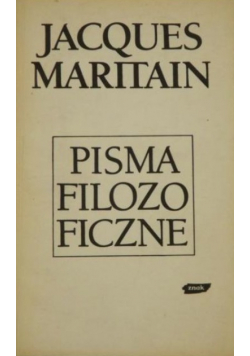 Pisma filozoficzne