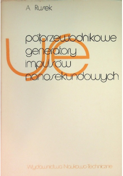 Półprzewodnikowe generatory impulsów nanosekundowych