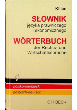 Słownik języka prawniczego i ekonomicznego Tom 1