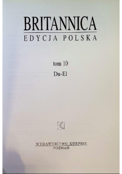 Britannica Edycja polska Tom 10 Du-El