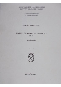 Zarys gramatyki polskiej Część II