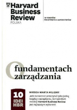 O fundamentach zarządzania