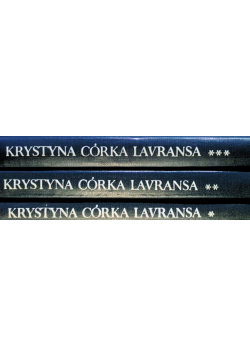 Krystyna córka Lavransa Tom 1 do 3