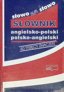 Słowo za słowo. Słownik angielsko-polski, polsko-a