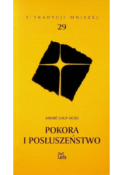 Z tradycji mniszej Tom 29 Pokora i posłuszeństwo