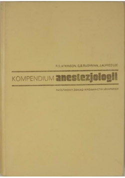Kompendium anestezjologii