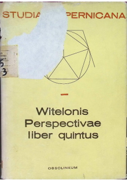 Witelonis Perspectivae liber quintus