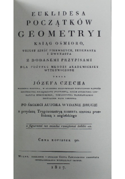 Euklidesa początków geometryi ksiąg ośmioro